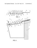 Raised Arc Rain Gutter Debris Preclusion Device diagram and image