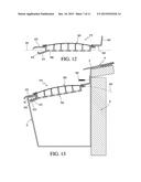 Raised Arc Rain Gutter Debris Preclusion Device diagram and image