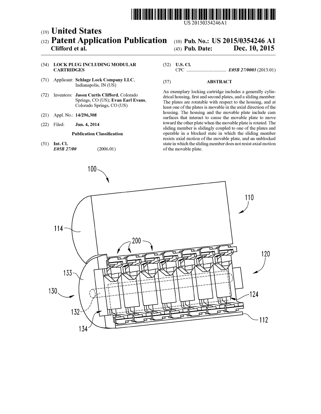 LOCK PLUG INCLUDING MODULAR CARTRIDGES - diagram, schematic, and image 01