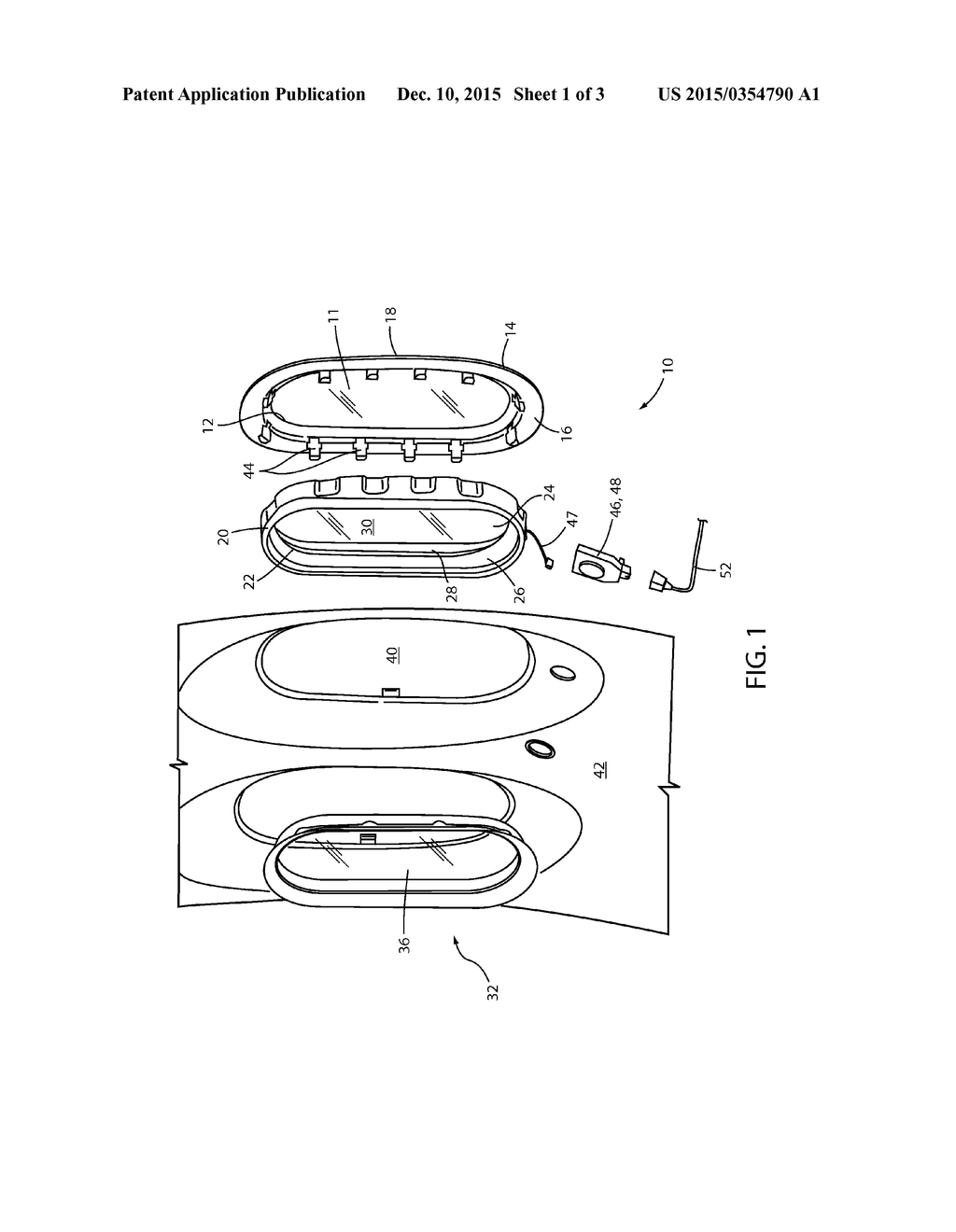 DUST COVER ASSEMBLY WITH EDGE LIGHT - diagram, schematic, and image 02