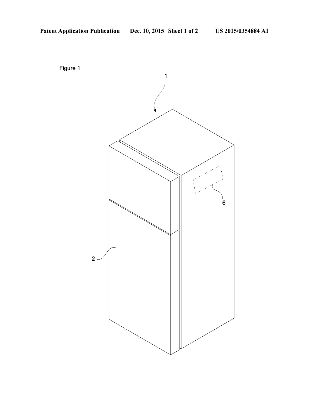 REFRIGERATOR COMPRISING A STERILIZING AND THAWING COMPARTMENT - diagram, schematic, and image 02