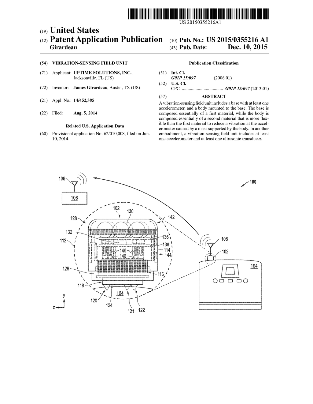 VIBRATION-SENSING FIELD UNIT - diagram, schematic, and image 01