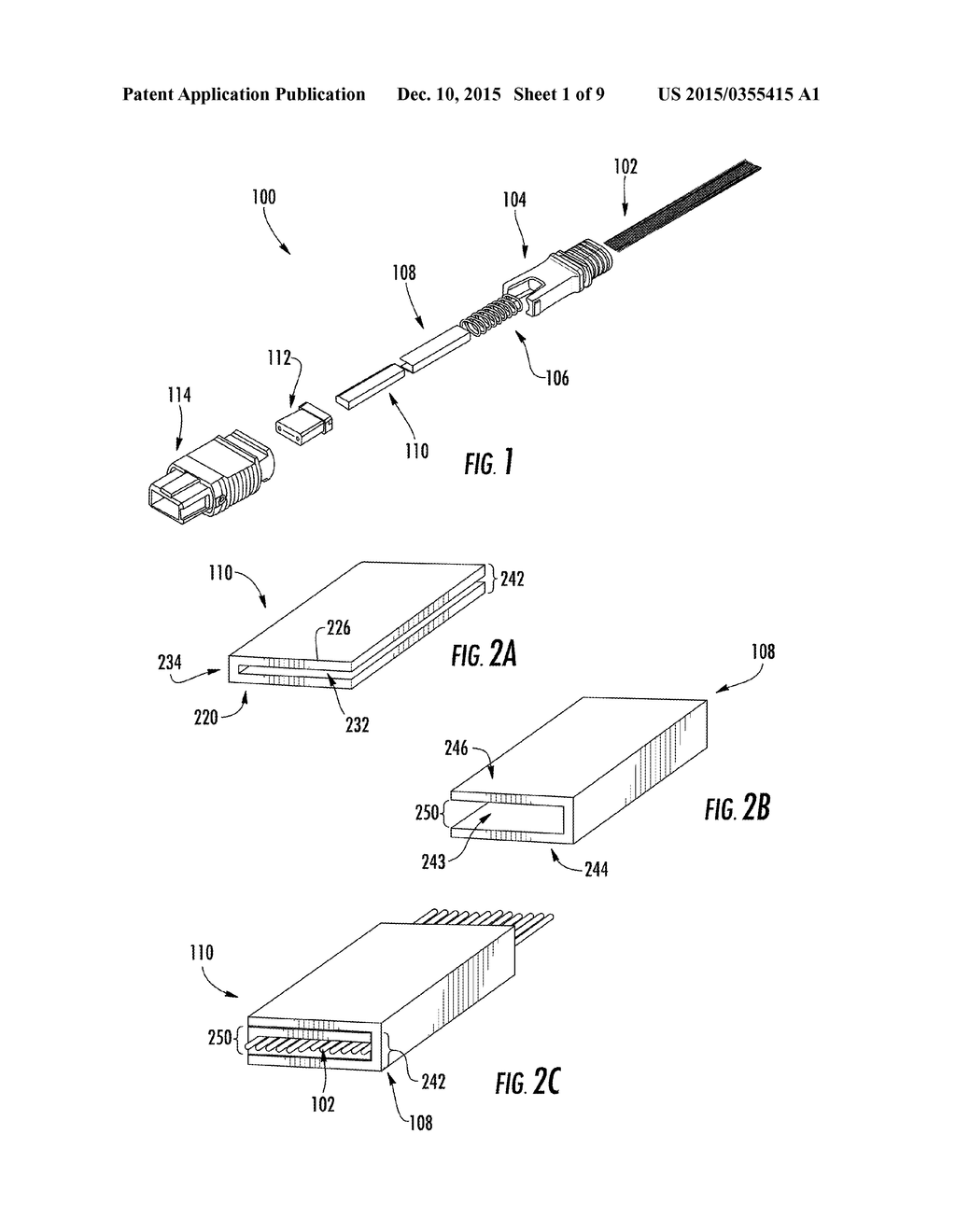 FIBER OPTIC CONNECTOR WITH FERRULE BOOT - diagram, schematic, and image 02