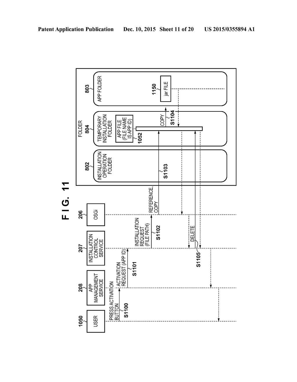 INFORMATION PROCESSING APPARATUS, APPLICATION MANAGEMENT METHOD, AND     NON-TRANSITORY COMPUTER-READABLE MEDIUM - diagram, schematic, and image 12