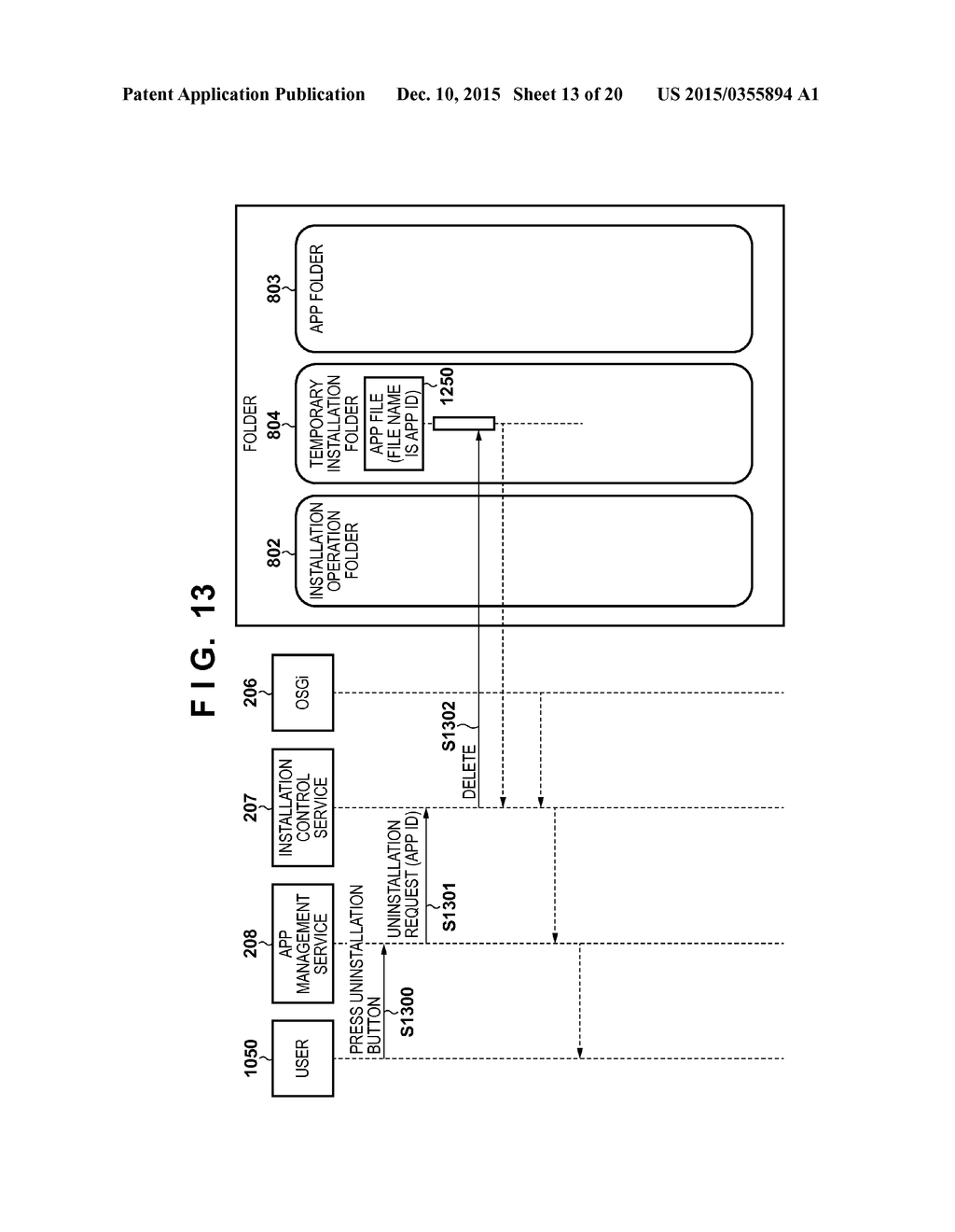 INFORMATION PROCESSING APPARATUS, APPLICATION MANAGEMENT METHOD, AND     NON-TRANSITORY COMPUTER-READABLE MEDIUM - diagram, schematic, and image 14
