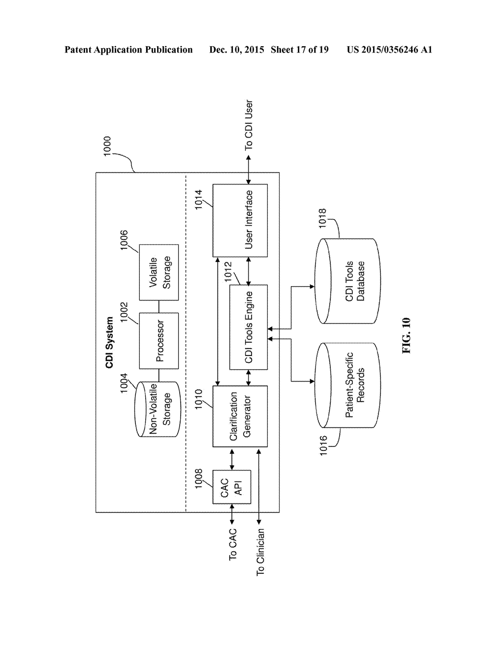 MEDICAL CODING SYSTEM WITH CDI CLARIFICATION REQUEST NOTIFICATION - diagram, schematic, and image 18