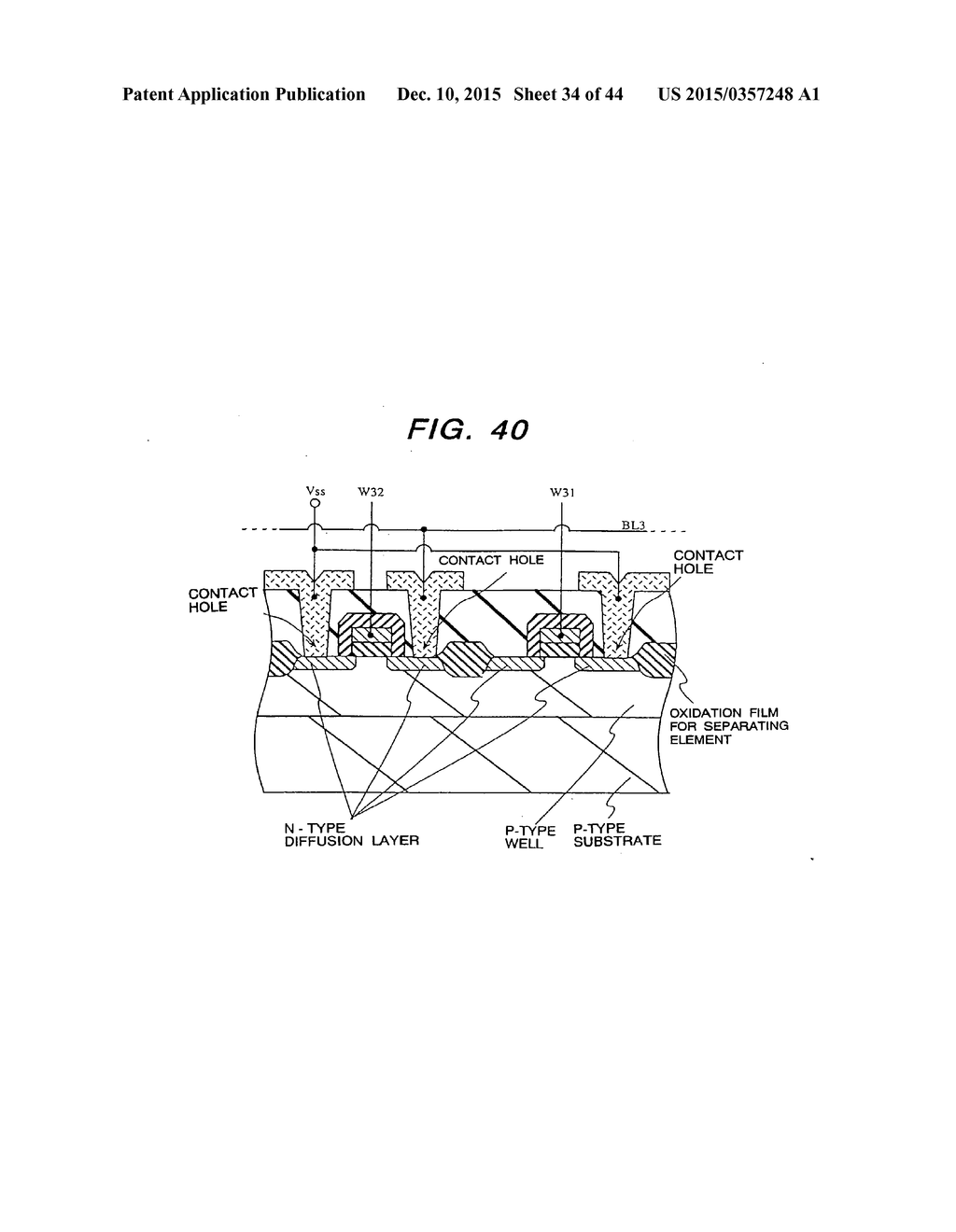 METHOD OF FORMING A CMOS STRUCTURE HAVING GATE INSULATION FILMS OF     DIFFERENT THICKNESSES - diagram, schematic, and image 35