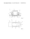 PLUG-TYPE CONNECTOR ARRANGEMENT AND DETACHMENT ELEMENT THEREFOR diagram and image