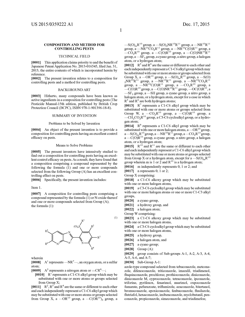 COMPOSITION AND METHOD FOR CONTROLLING PESTS - diagram, schematic, and image 02