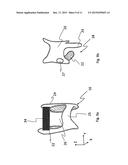 HOLDING MEANS FOR COUPLING AT LEAST ONE GUIDING/SUPPORTING STRUCTURE  TO A     LIVING BEING diagram and image