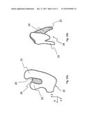 HOLDING MEANS FOR COUPLING AT LEAST ONE GUIDING/SUPPORTING STRUCTURE  TO A     LIVING BEING diagram and image