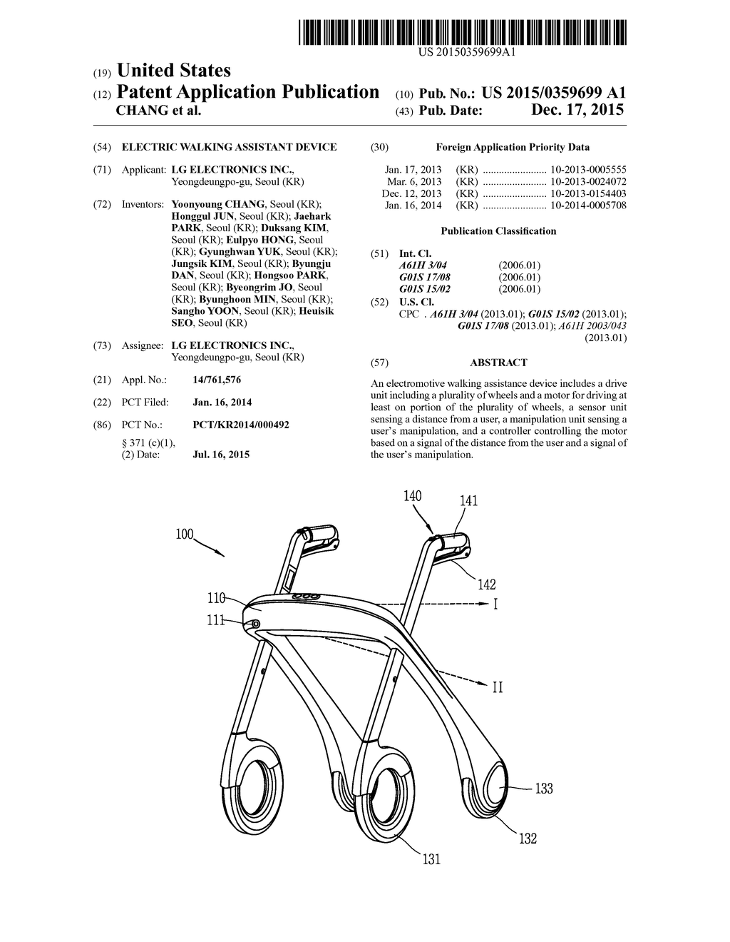 ELECTRIC WALKING ASSISTANT DEVICE - diagram, schematic, and image 01