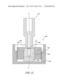 DEVICE FOR SEALING ORIFICES ON NOZZLE OF FUEL INJECTOR FOR AUTOFRETTAGE     PROCESS diagram and image