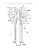 MOLD STACK HAVING A FLOATING CAVITY INSERT diagram and image