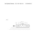 CATERPILLAR FOR CABLE MOBILE ROBOT AND CABLE MOBILE ROBOT USING THE SAME diagram and image