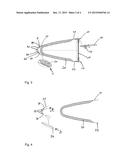 LEADING EDGE NOSE STRUCTURE ON THE VERTICAL STABILIZER OF AN AIRCRAFT diagram and image