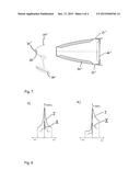 LEADING EDGE NOSE STRUCTURE ON THE VERTICAL STABILIZER OF AN AIRCRAFT diagram and image