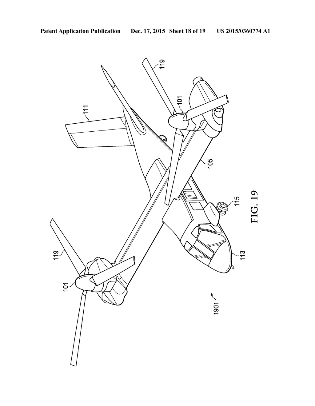 ROTARY PYLON CONVERSION ACTUATOR FOR TILTROTOR AIRCRAFT - diagram, schematic, and image 19