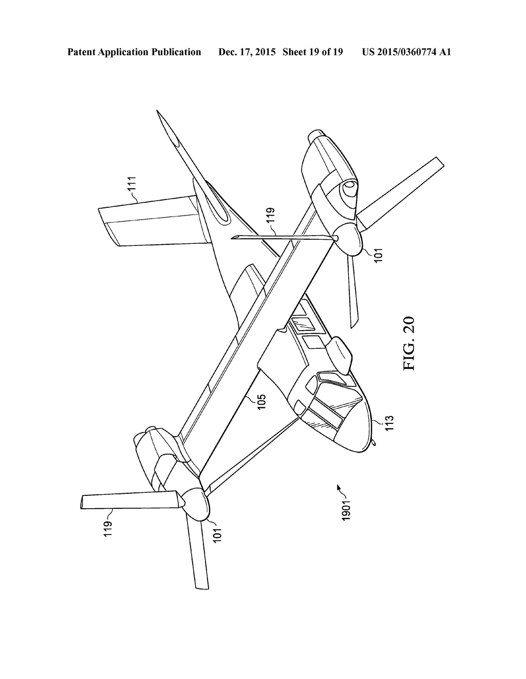 ROTARY PYLON CONVERSION ACTUATOR FOR TILTROTOR AIRCRAFT - diagram, schematic, and image 20