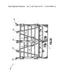 OFFSHORE CARGO RACK FOR USE IN TRANSFERRING LOADS BETWEEN A MARINE VESSEL     AND AN OFFSHORE PLATFORM diagram and image