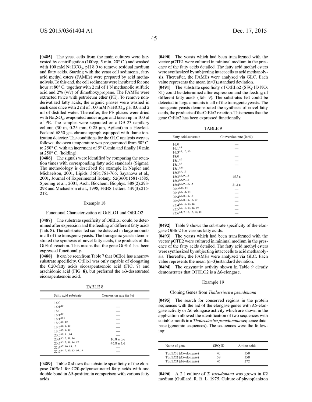 METHOD FOR PRODUCING POLYUNSATURATED FATTY ACIDS IN TRANSGENIC PLANTS - diagram, schematic, and image 79