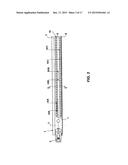 BAR OF A SUPPORT STRUCTURE FOR A FALSE CEILING AND WORKING PROCESS FOR     WORKING THE BAR diagram and image