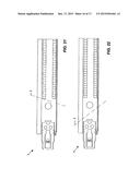 BAR OF A SUPPORT STRUCTURE FOR A FALSE CEILING AND WORKING PROCESS FOR     WORKING THE BAR diagram and image