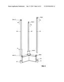 METHOD OF INSTALLATION OF AN OFFSHORE WIND TURBINE TOWER, WITH CEMENT     BASED ON PILES, AND EQUIPMENT FOR IMPLEMENTING SAID METHOD diagram and image