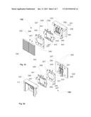 LED SCREEN COMPRISING SPRING RETAINERS FOR LED MODULES diagram and image