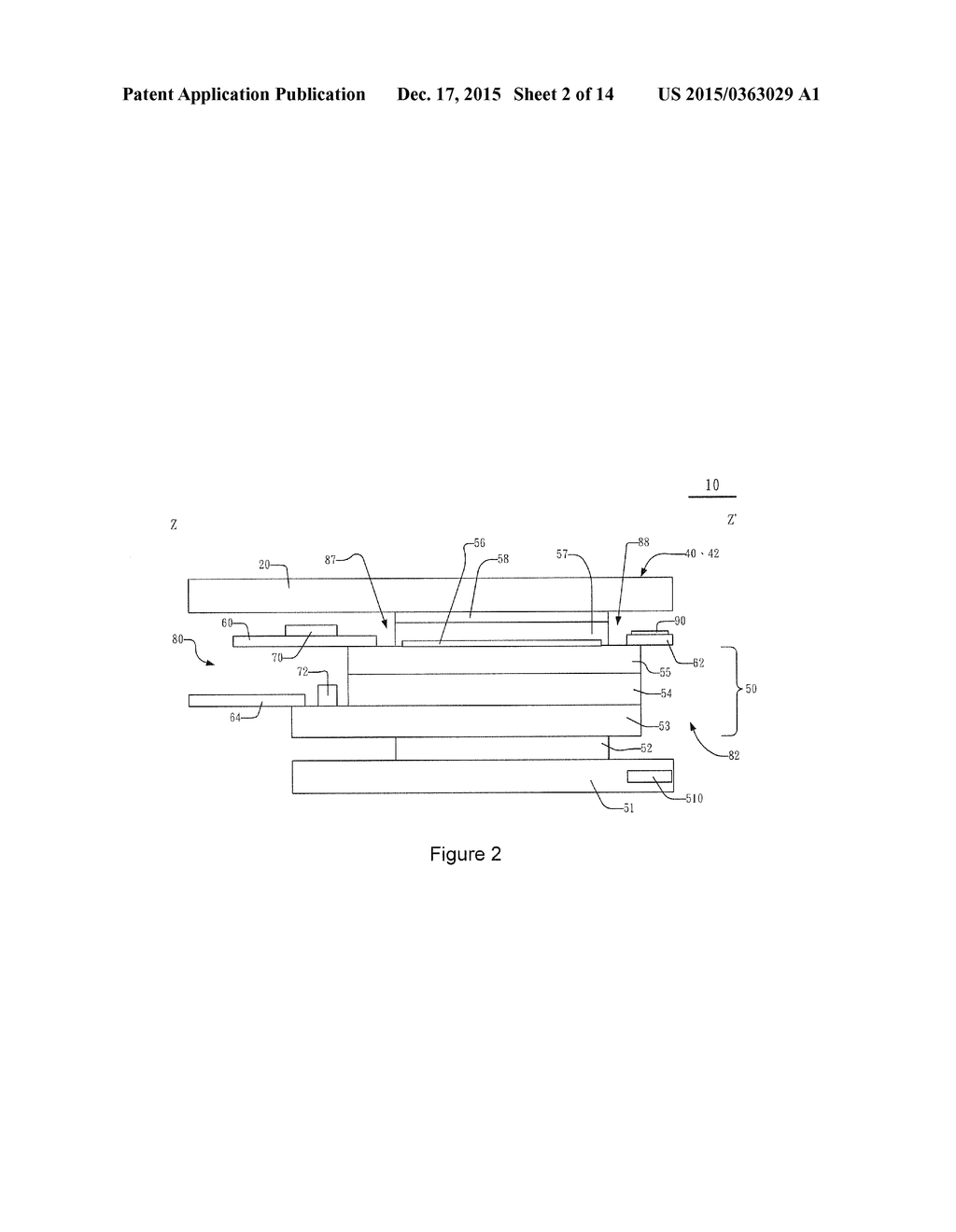 MODULE STRUCTURE OF TOUCH DISPLAY PANEL - diagram, schematic, and image 03