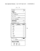 METHOD AND DEVICE FOR DISPLAYING APPLICATION EXECUTION SCREEN IN     ELECTRONIC DEVICE diagram and image