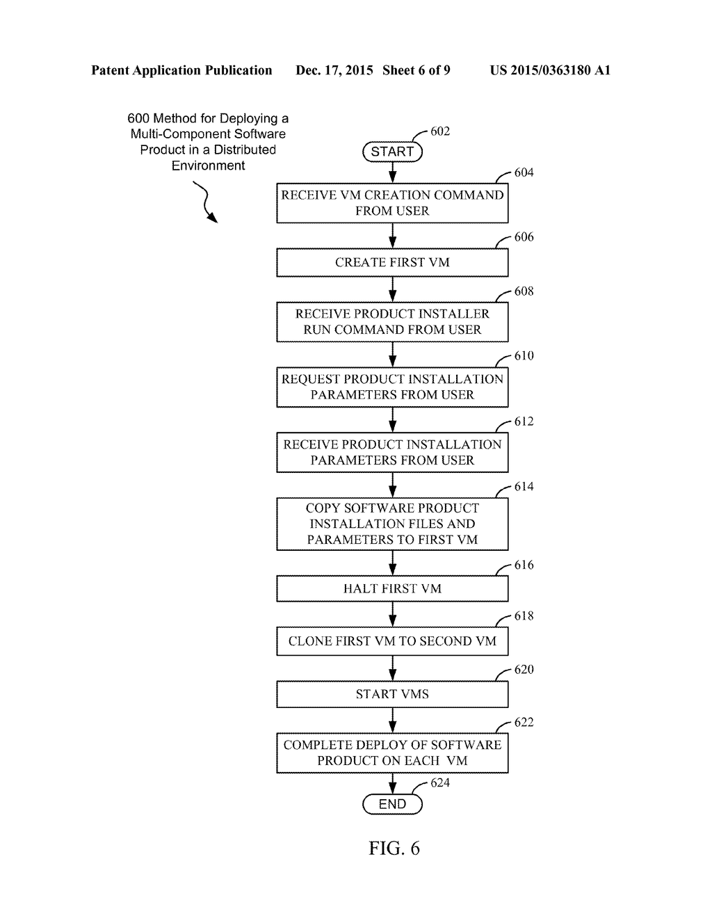 SOFTWARE DEPLOYMENT IN A DISTRIBUTED VIRTUAL MACHINE ENVIRONMENT - diagram, schematic, and image 07