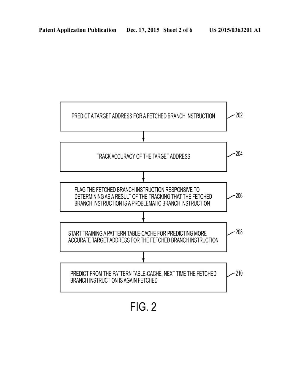 PREDICTING INDIRECT BRANCHES USING PROBLEM BRANCH FILTERING AND PATTERN     CACHE - diagram, schematic, and image 03