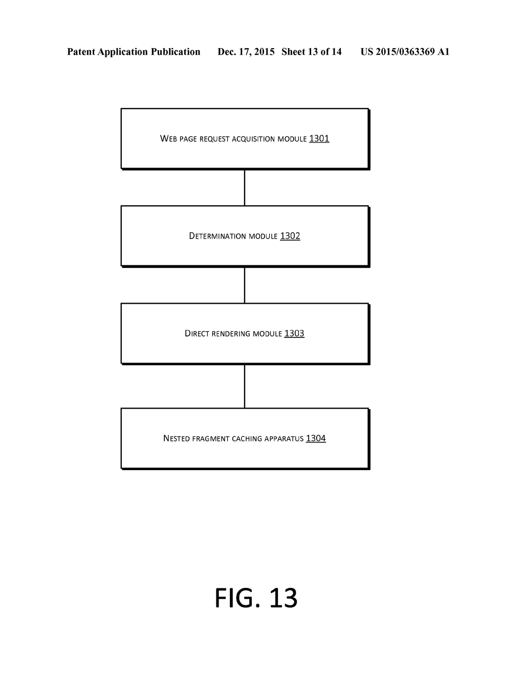 Method and Apparatus of Processing Nested Fragment Caching of a Web Page - diagram, schematic, and image 14