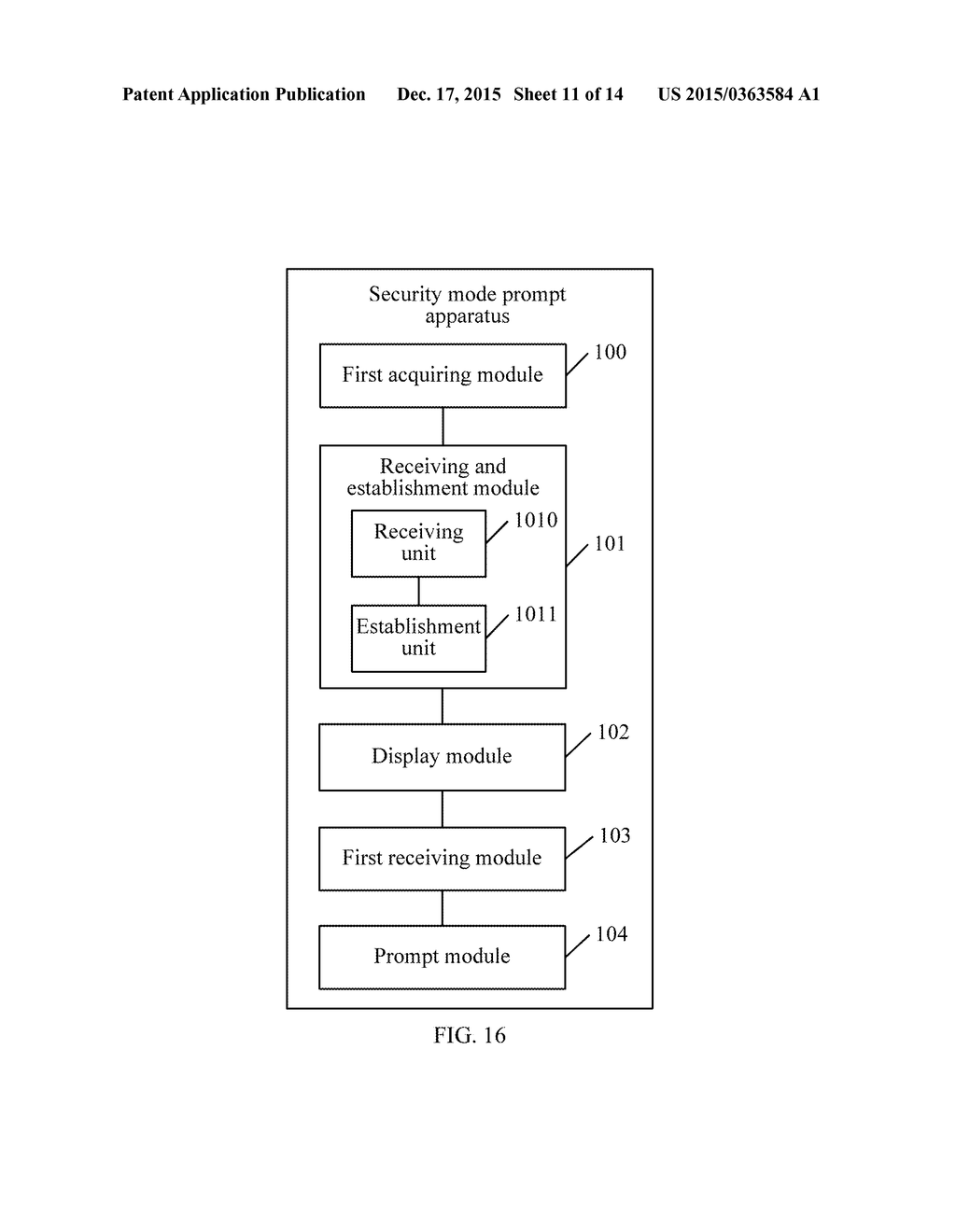 Security Mode Prompt Method and Apparatus - diagram, schematic, and image 12