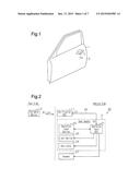 OPERATION INPUT CONFIRMATION DEVICE, AND VEHICLE DOOR HANDLE DEVICE diagram and image