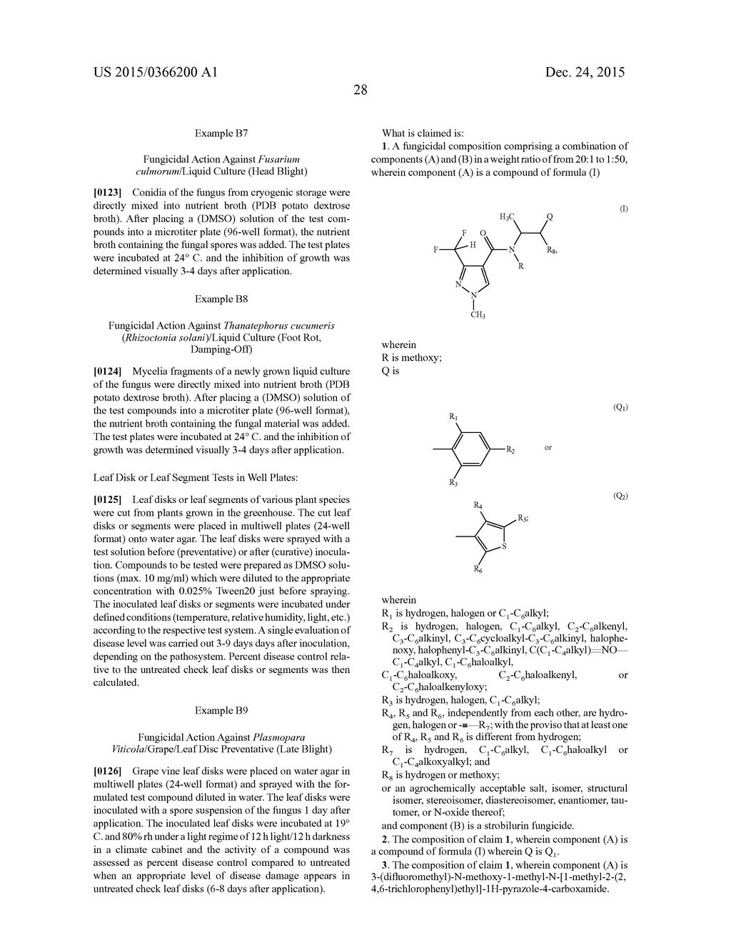 FUNGICIDAL COMPOSITIONS COMPRISING A CARBOXAMIDE - diagram, schematic, and image 29