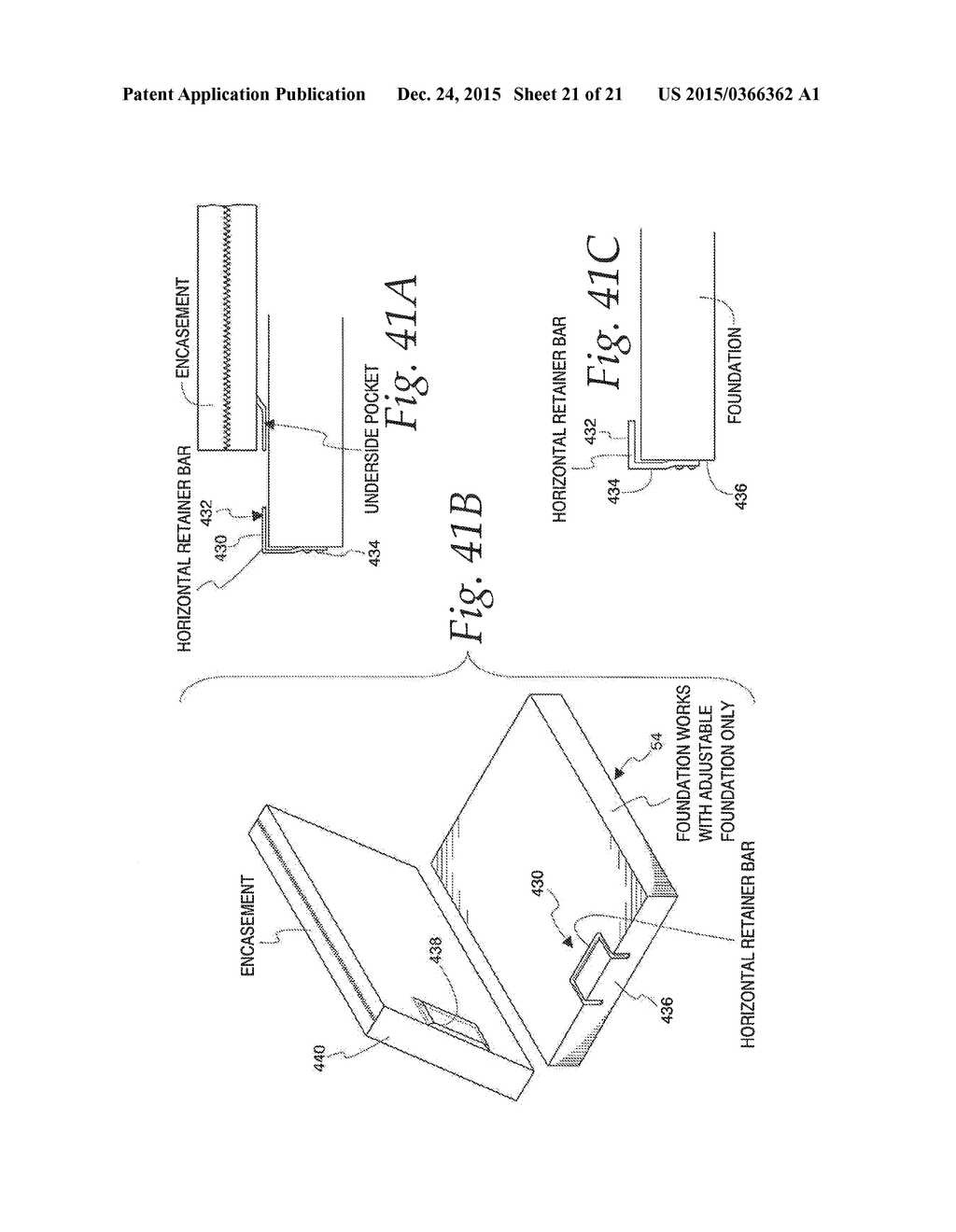 Adjustable Mattress Retainer Bars - diagram, schematic, and image 22