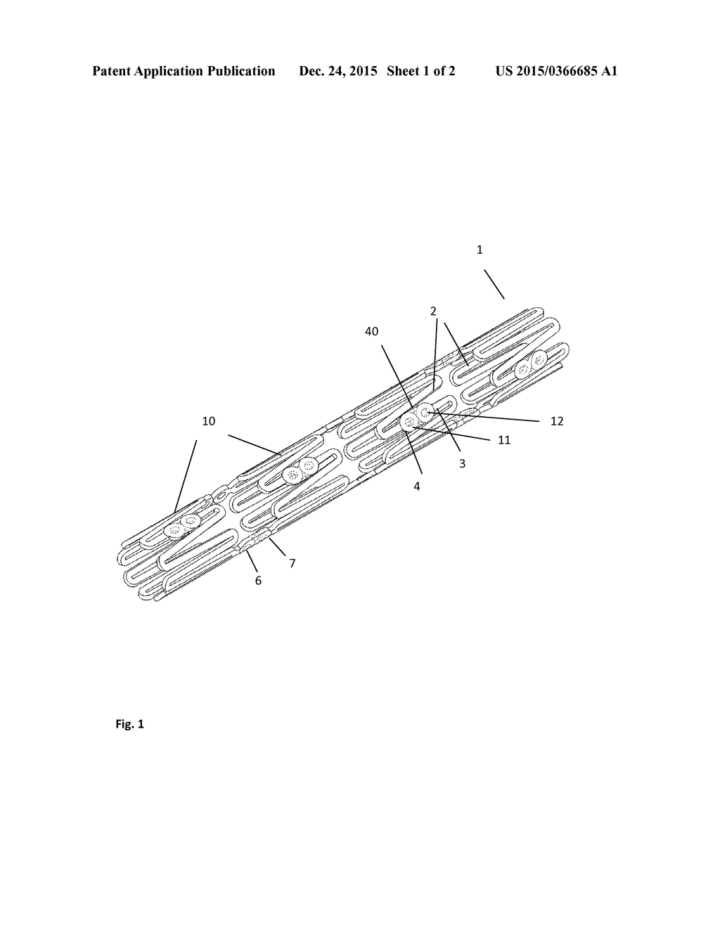 HIGHLY FLEXIBLE STENT HAVING A PREDETERMINED BREAKING POINT - diagram, schematic, and image 02