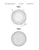 MULTI-PIECE SOLID GOLF BALL diagram and image