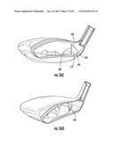 Golf Club Head or Other Ball Striking Device Having Impact-Influencing     Body Features diagram and image