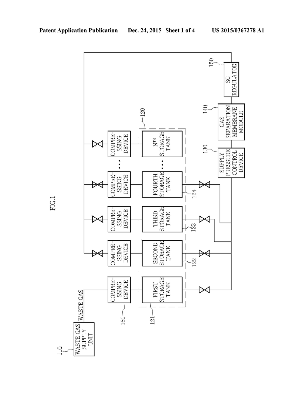 APPARATUS AND METHOD FOR RECOVERY OF TARGET GAS - diagram, schematic, and image 02