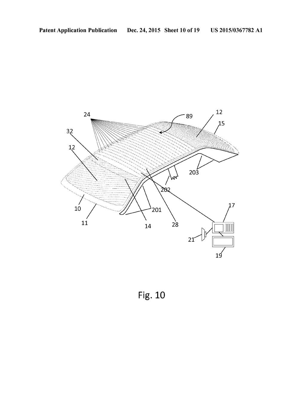 PANORAMIC EXTENDED WINDSHIELD WITH INTEGRATED NON-MOVING BLIND - diagram, schematic, and image 11