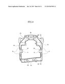 VEHICLE BODY FRAME STRUCTURE OF MOTORCYCLE diagram and image