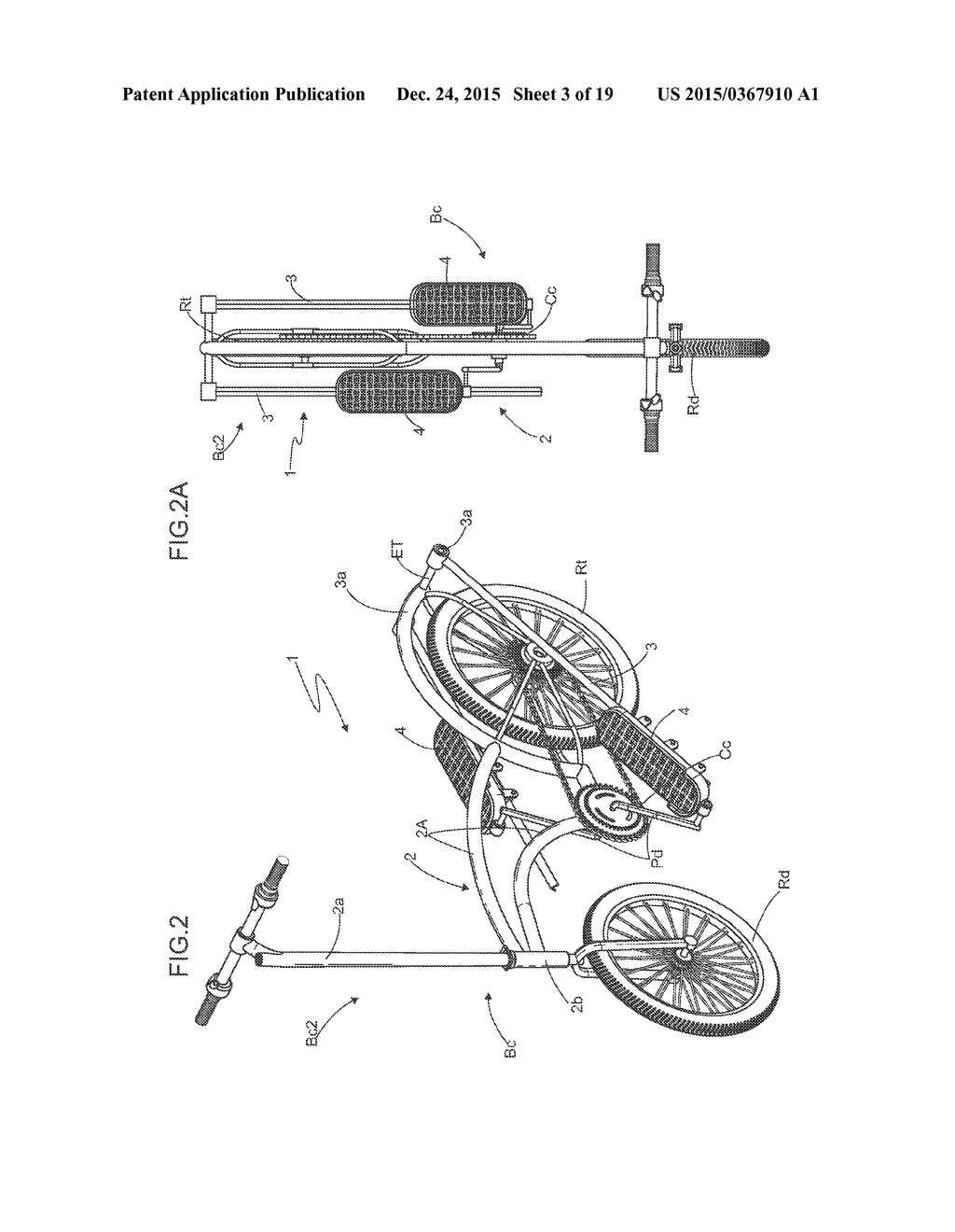 ELLIPTICAL DRIVE MECHANISM AND A STEERING MECHANISM, APPLICABLE TO     VELOCIPEDES IN GENERAL - diagram, schematic, and image 04