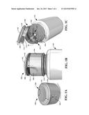 TWO STAGE FLIP CAP CLOSURE diagram and image