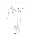 Carton with dispensing features diagram and image