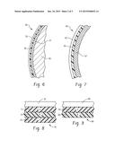 MULTILAYERED CLEAR OVER COLOR POLYOLEFIN SHEETS AND LAYERED BACKING     STRUCTURE diagram and image