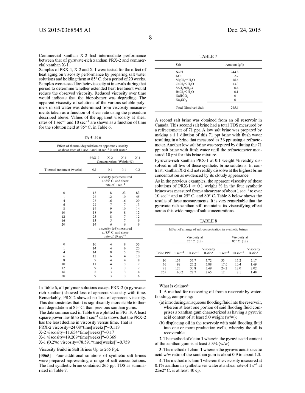 METHOD FOR ENHANCED RECOVERY OF OIL FROM OIL RESERVOIRS - diagram, schematic, and image 12