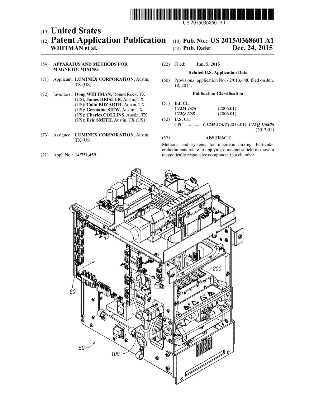 APPARATUS AND METHODS FOR MAGNETIC MIXING - diagram, schematic, and image 01